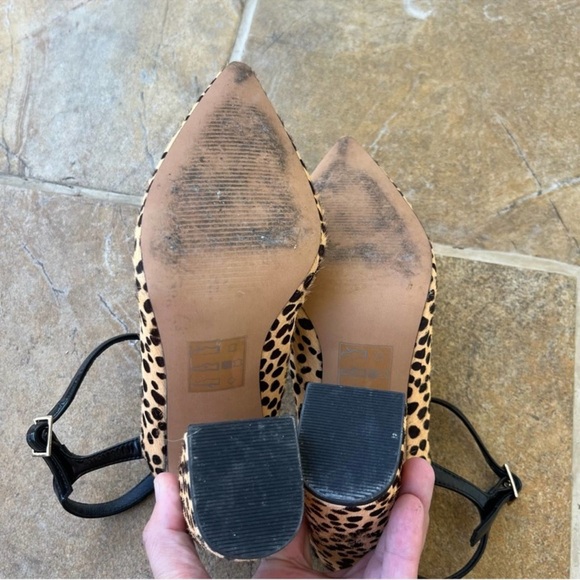 ASOS leopard print Pioneer leather platform heels size 7 blogger favorite - Picture 5 of 5